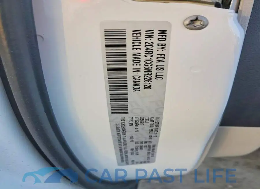 2C4RC1CG6NR226120# 13