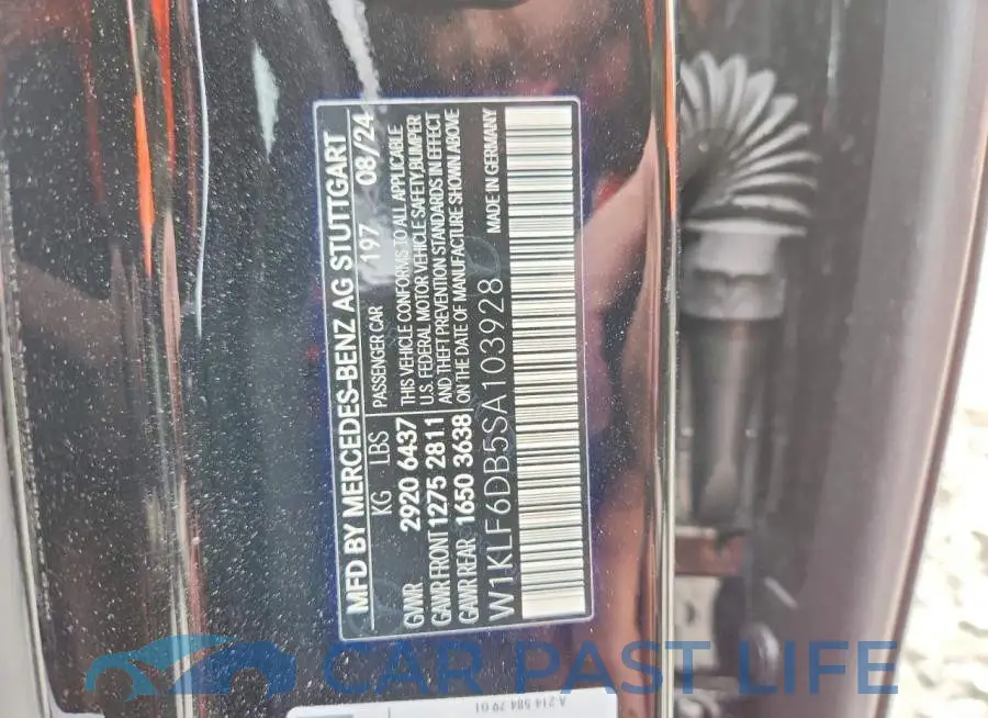 W1KLF6DB5SA103928# 12