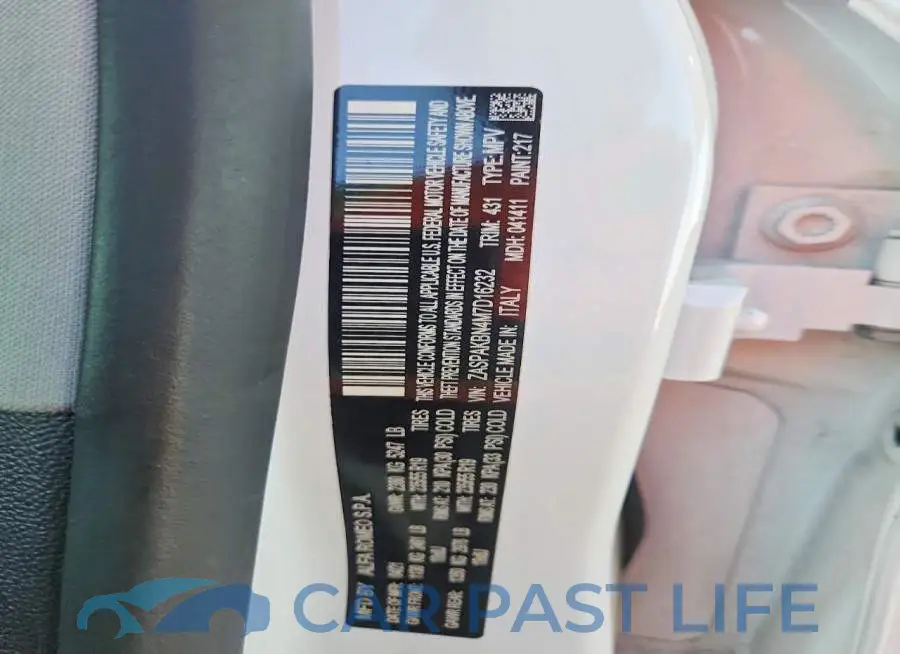 ZASPAKBN4M7D16232# 14