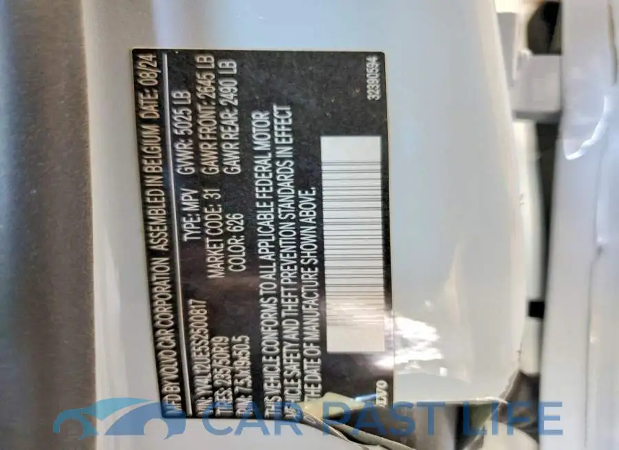 YV4L12UE5S2500817# 13