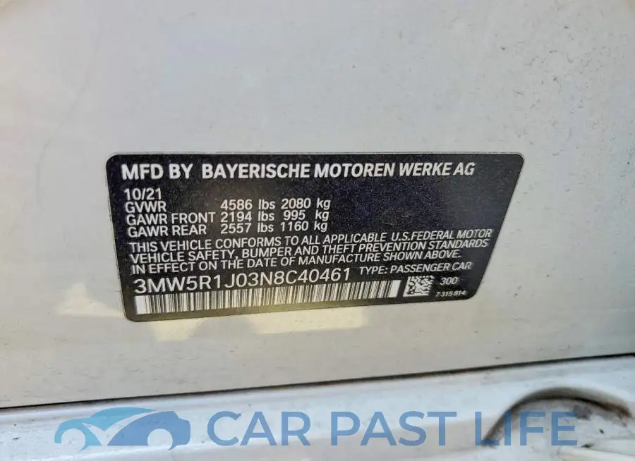 3MW5R1J03N8C40461# 13