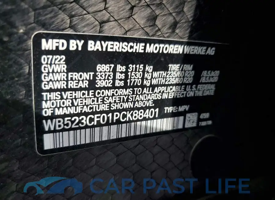WB523CF01PCK88401# 13