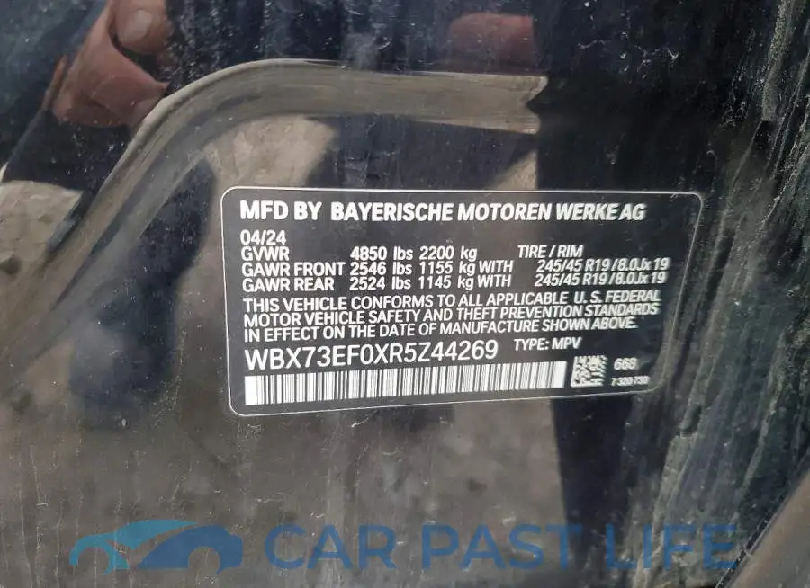 WBX73EF0XR5Z44269# 12