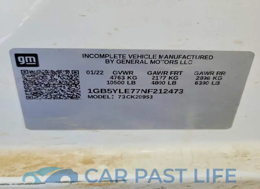 1GB5YLE77NF212473# 12