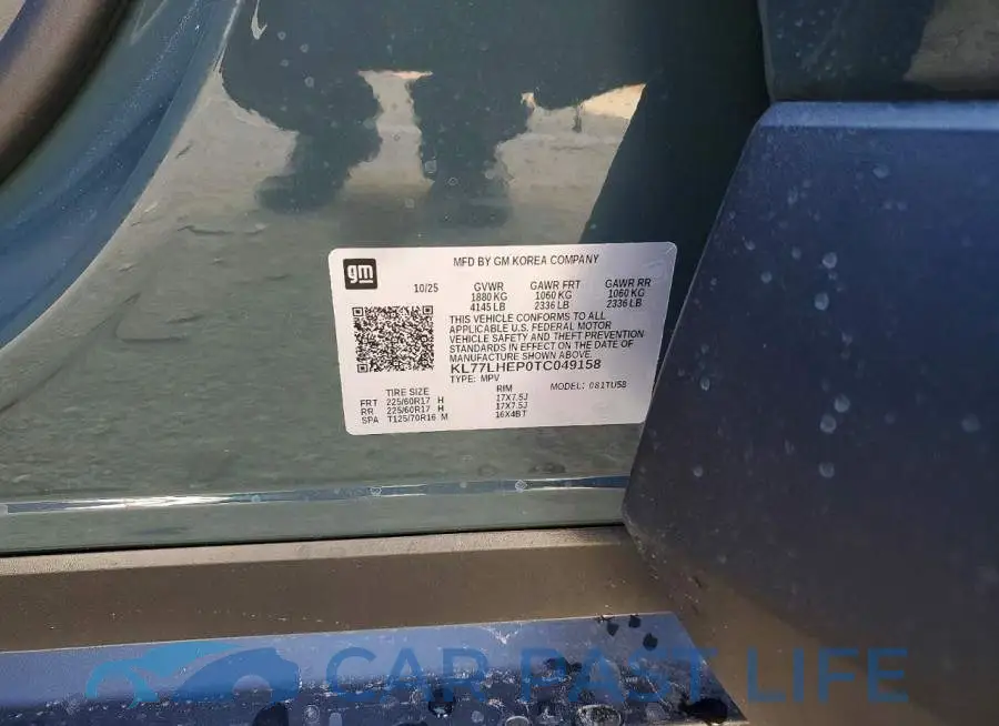 KL77LHEP0TC049158# 13