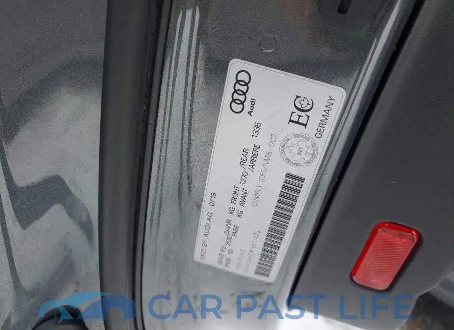 WAUV2AF29KN017025# 12