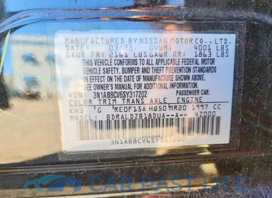 3N1AB8CV6SY317202# 12