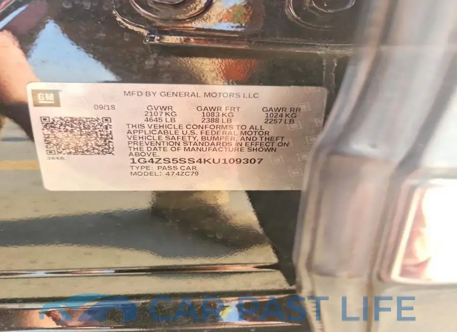 1G4ZS5SS4KU109307# 12