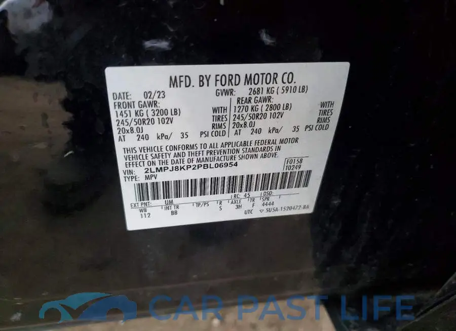 2LMPJ8KP2PBL06954# 13