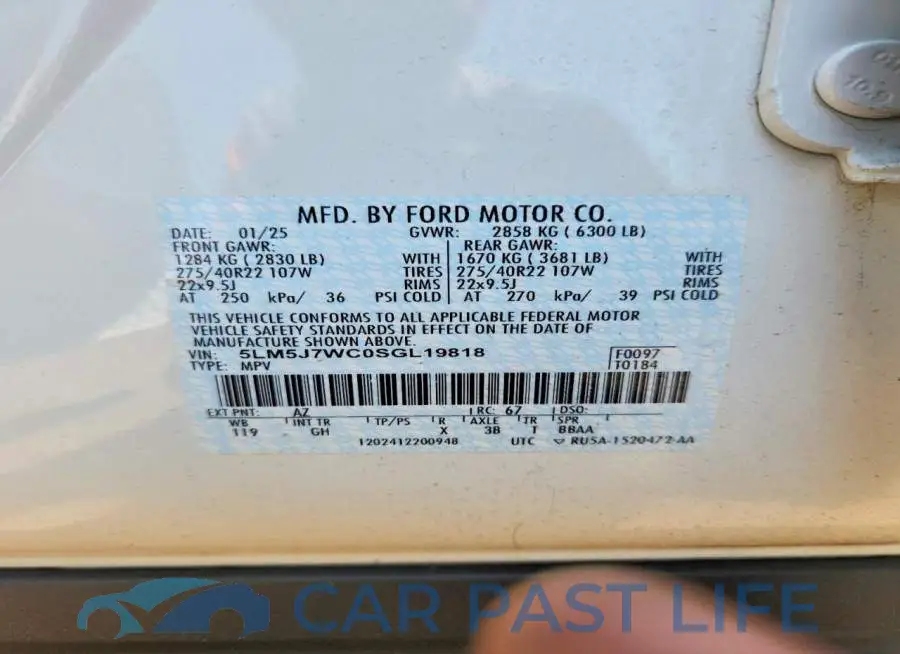 5LM5J7WC0SGL19818# 13