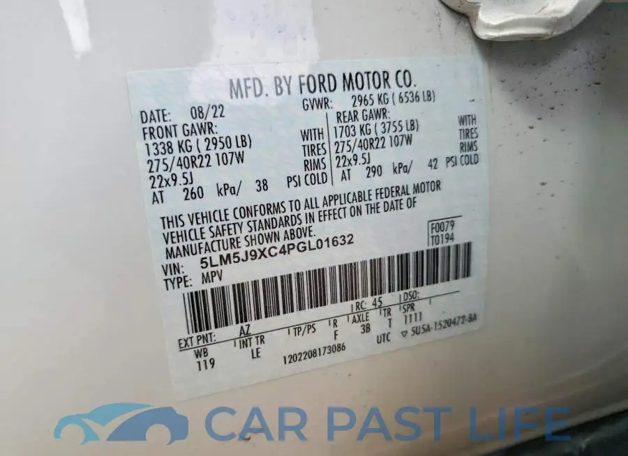 5LM5J9XC4PGL01632# 13
