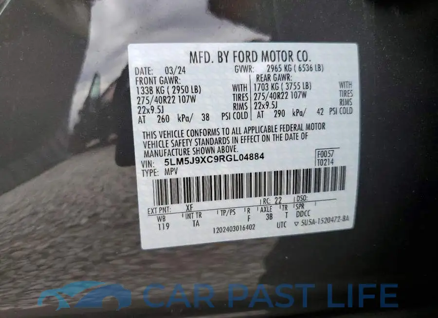 5LM5J9XC9RGL04884# 13