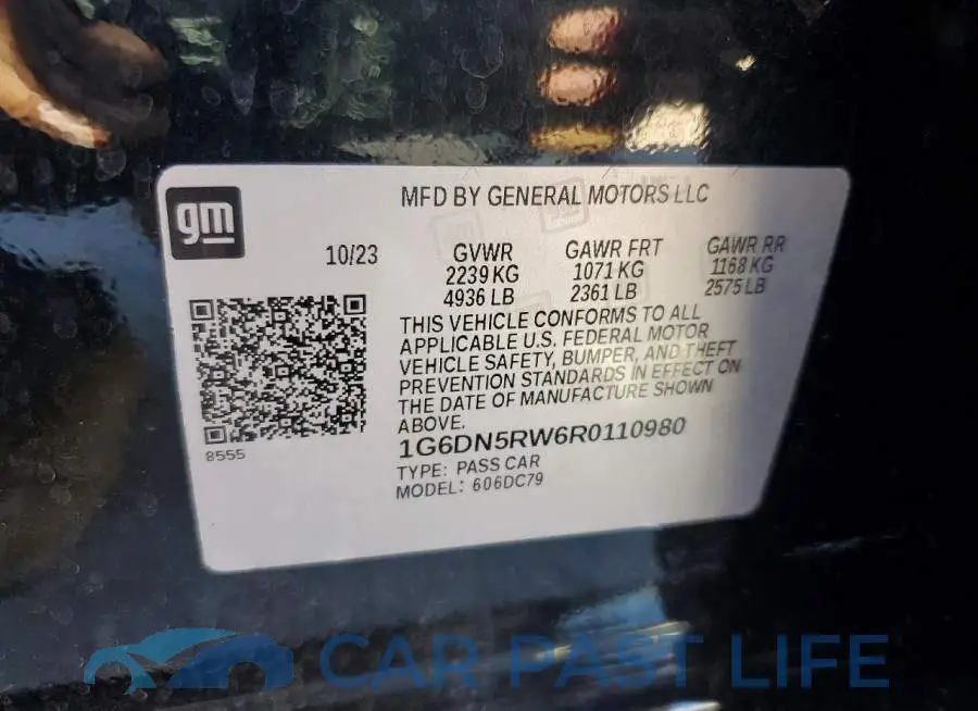 1G6DN5RW6R0110980# 12