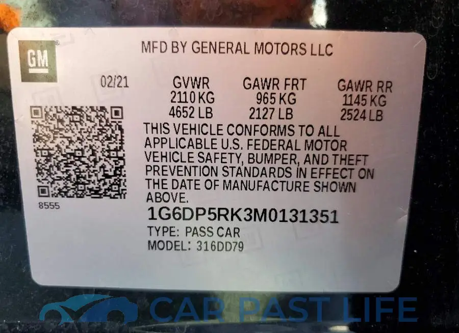 1G6DP5RK3M0131351# 12