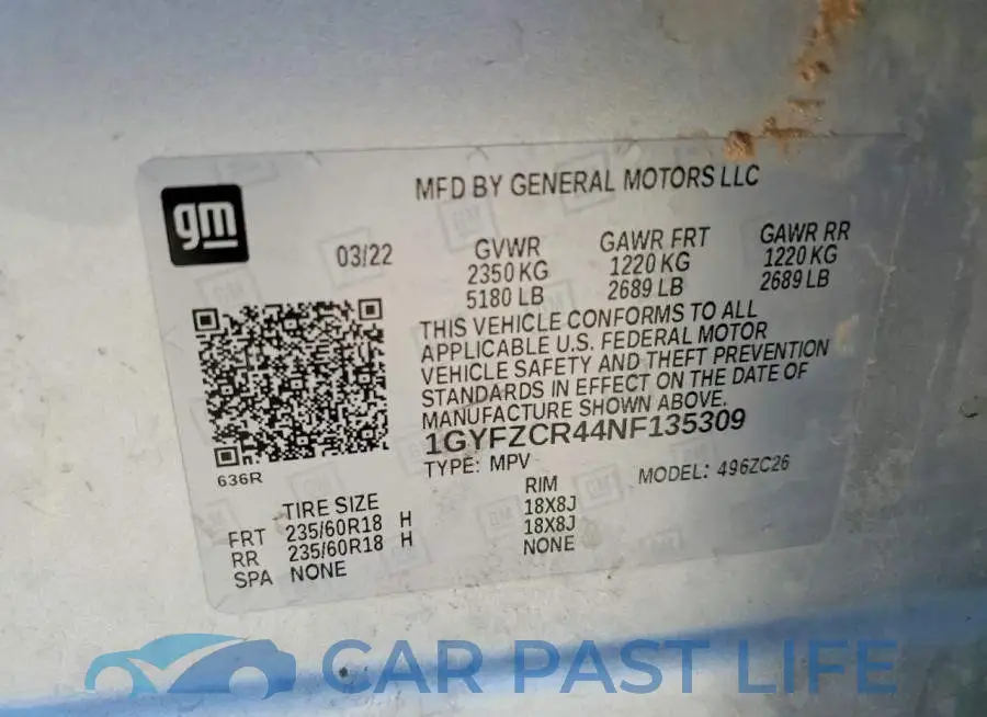 1GYFZCR44NF135309# 14