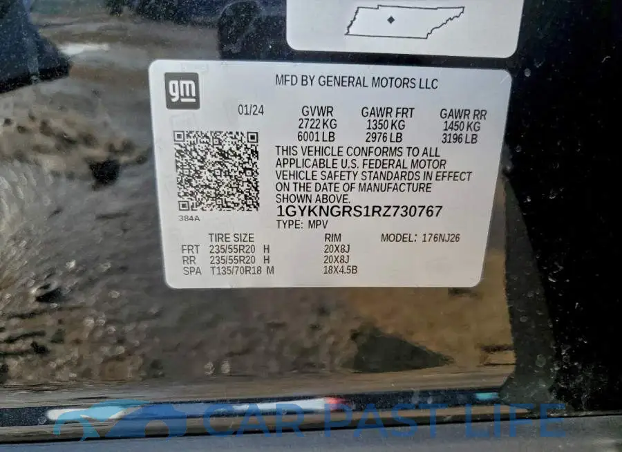 1GYKNGRS1RZ730767# 13