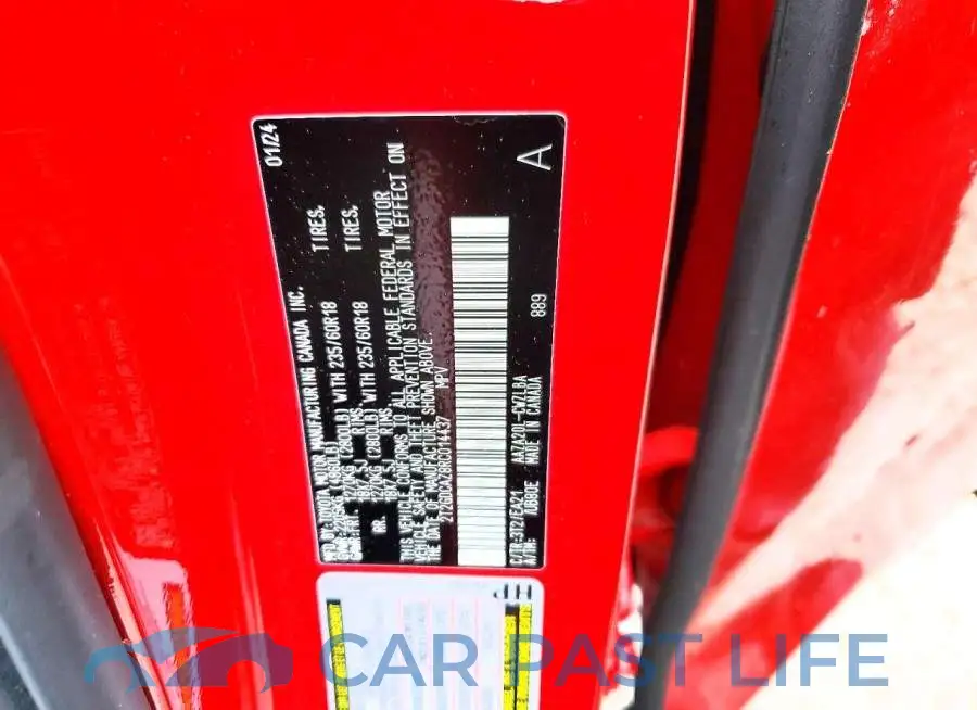 2T2GDCAZ8RC014437# 13