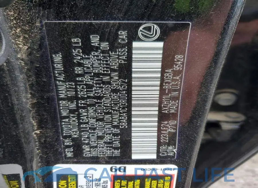 58ABA1C13RU041572# 12