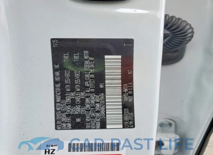 5TDABAB62TS019494# 14