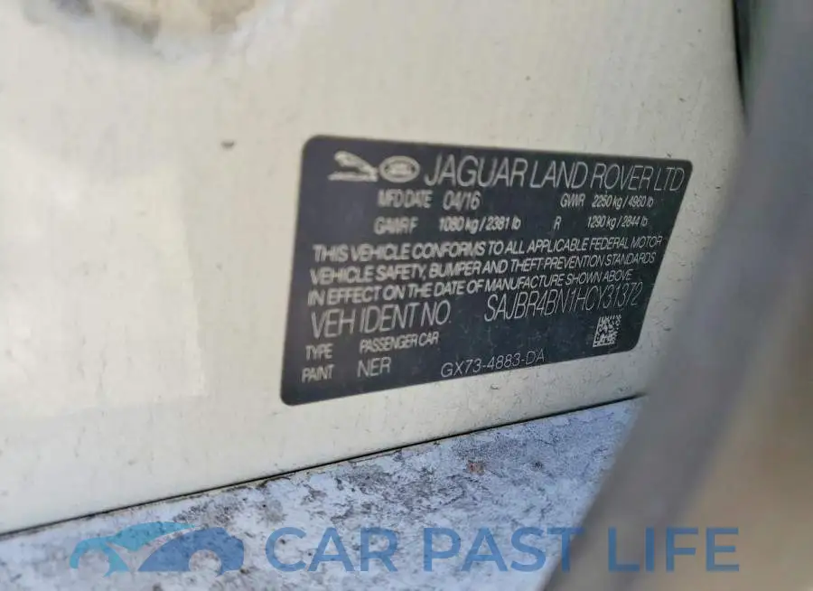 SAJBR4BN1HCY31372# 12