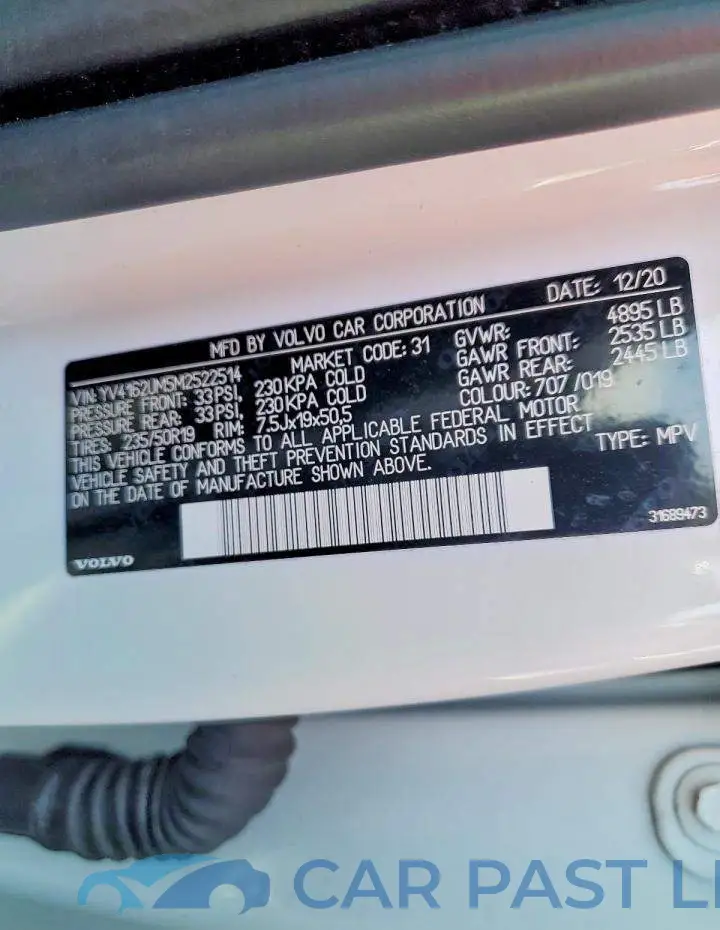 YV4162UM5M2522514# 14