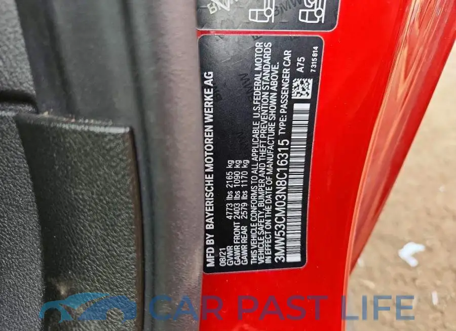 3MW53CM03N8C16315# 12