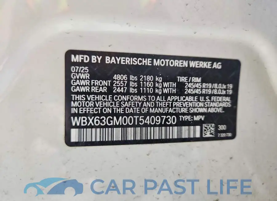 WBX63GM00T5409730# 14