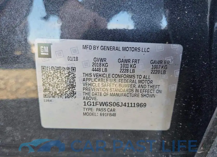 1G1FW6S06J4111969# 12