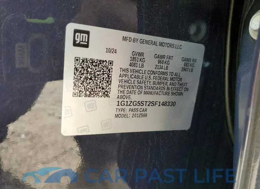 1G1ZG5ST2SF148330# 12
