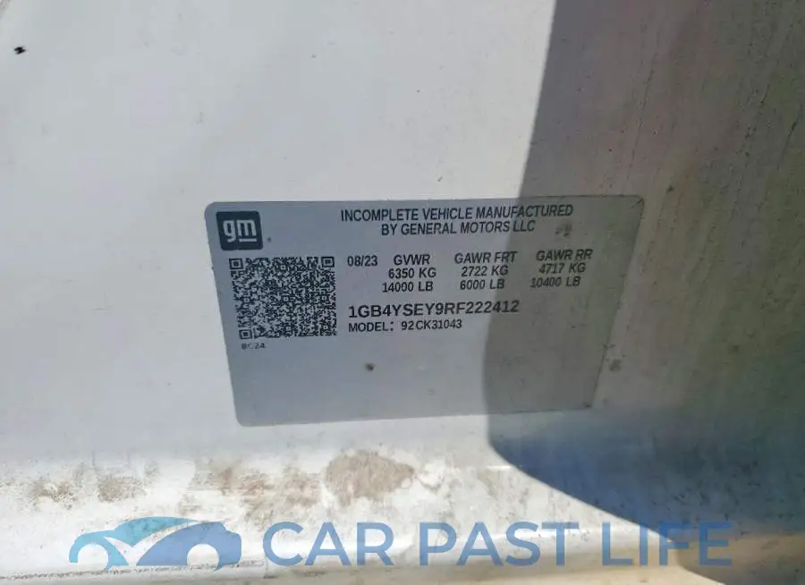 1GB4YSEY9RF222412# 13