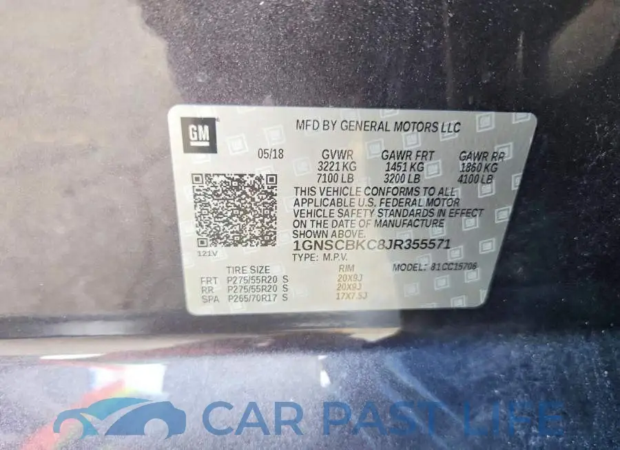 1GNSCBKC8JR355571# 13