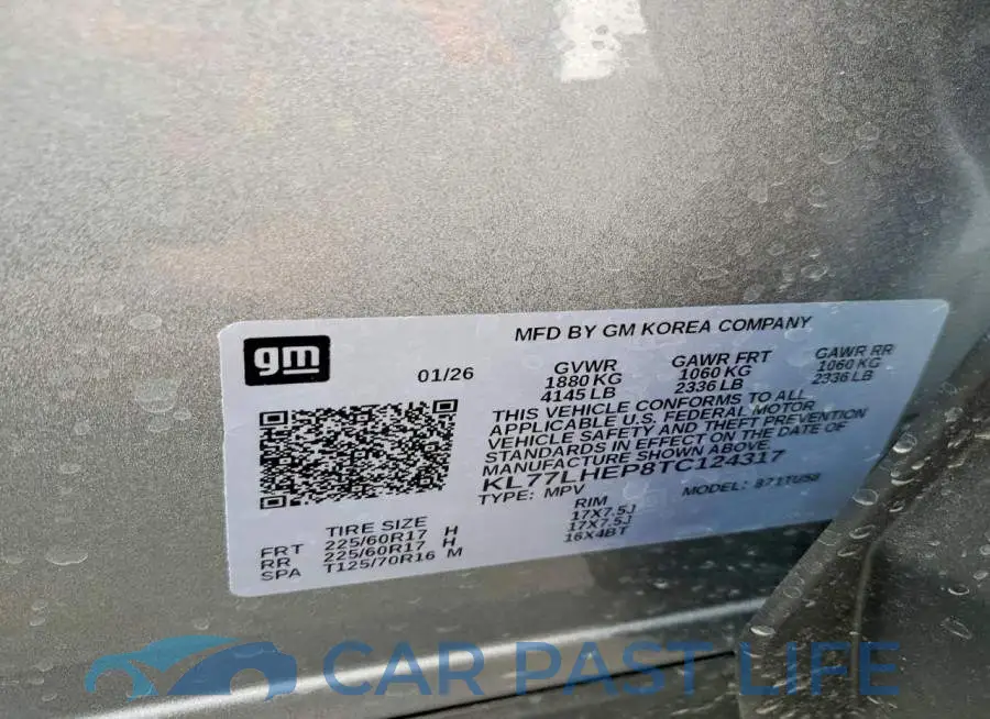 KL77LHEP8TC124317# 12