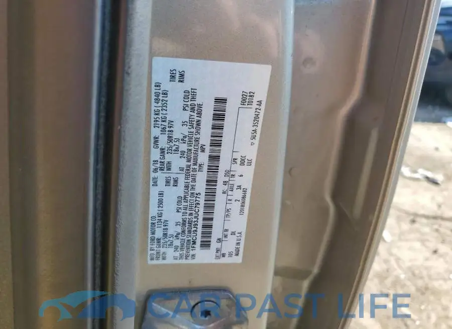 1FMCU9J93JUC79775# 12