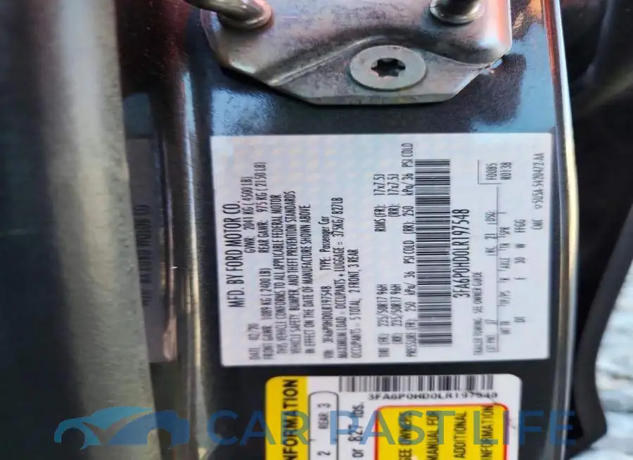 3FA6P0HD0LR197548# 12