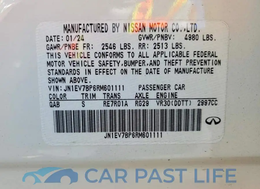 JN1EV7BP6RM601111# 12
