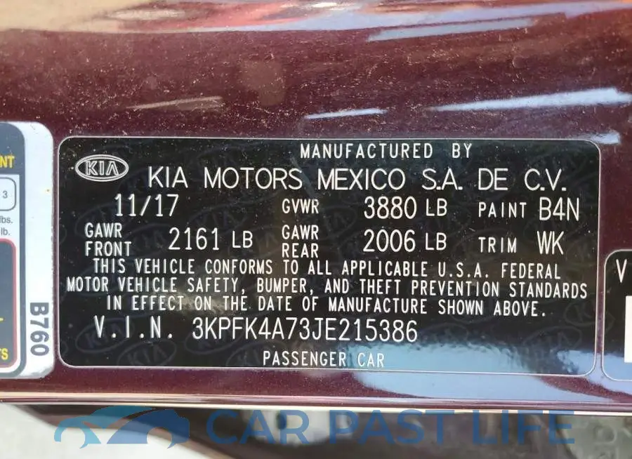 3KPFK4A73JE215386# 12