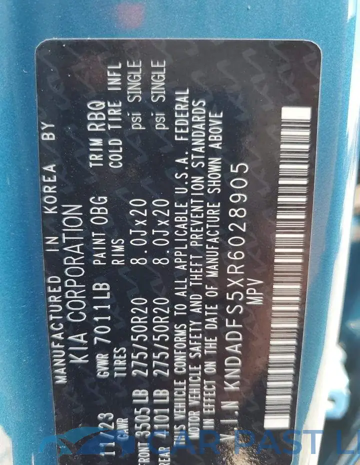 KNDADFS5XR6028905# 13