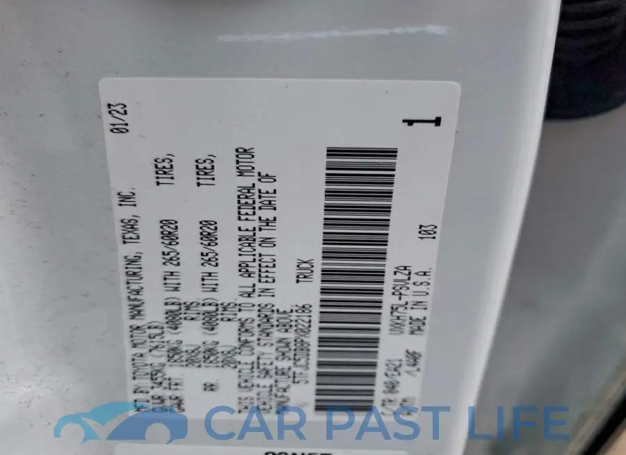 5TFJC5DB8PX022186# 12