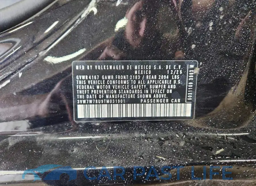 3VW7W7BU9TM031901# 13