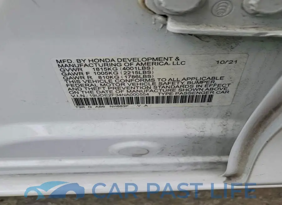 19UDE2F34NA000554# 13