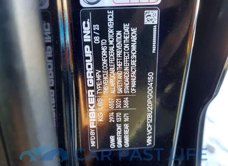 VCF1ZBU20PG004150# 14