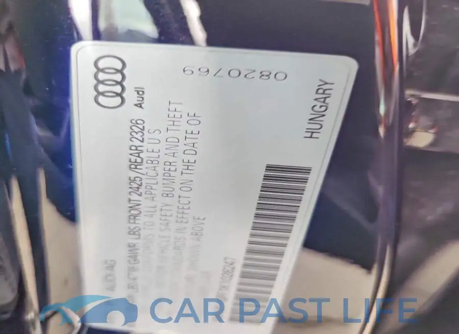 WAUB1GFF1K1028247# 12
