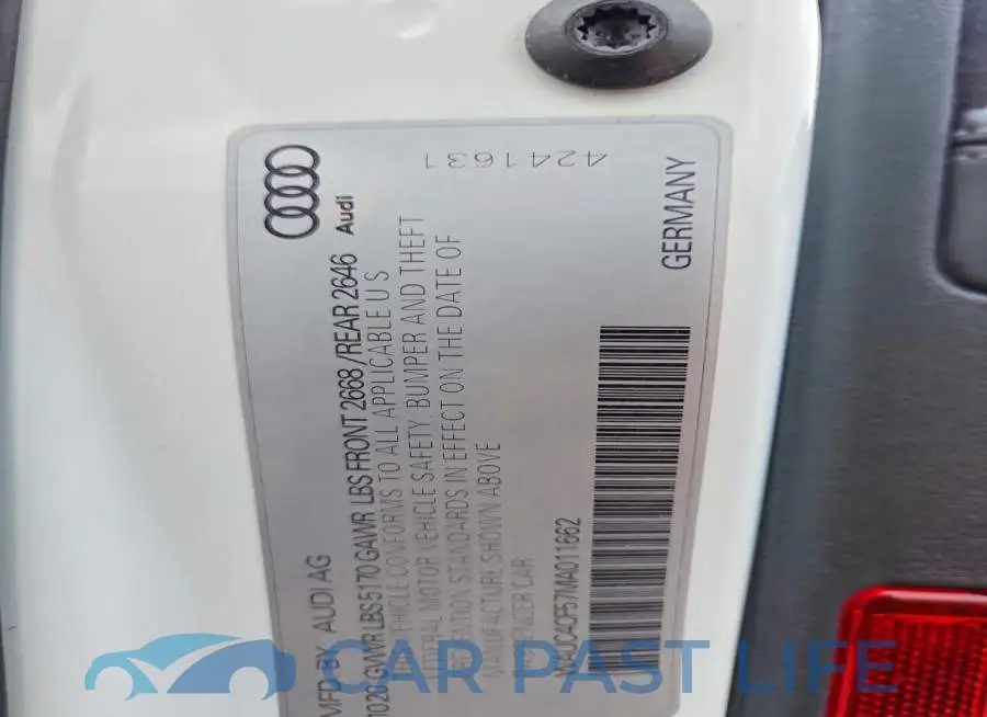 WAUC4CF57MA011662# 13