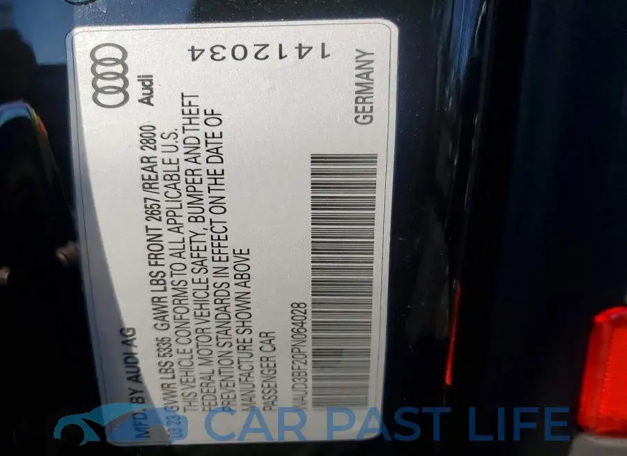 WAUD3BF20PN064028# 12