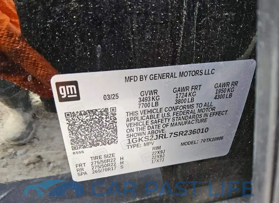 1GKS2JRL7SR236010# 13