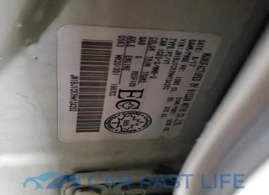 JN1BJ1CR7HW124252# 13