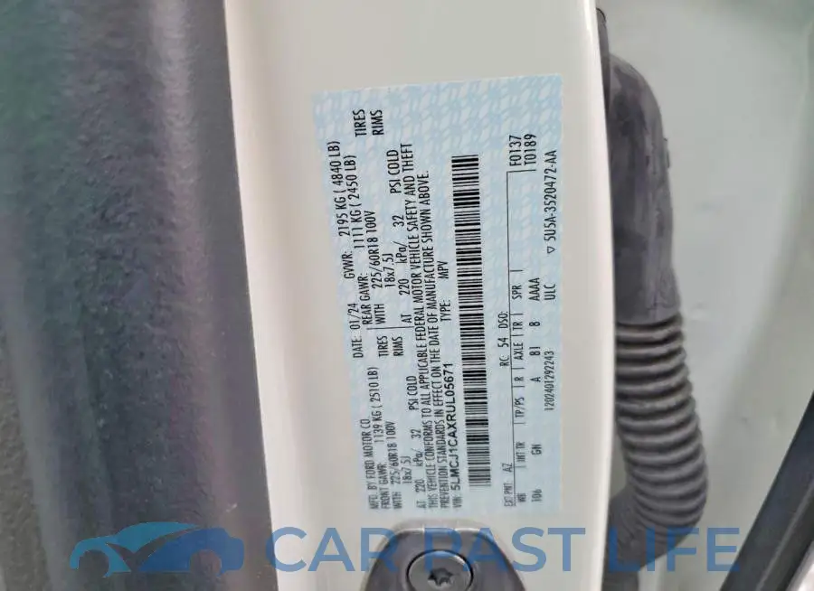 5LMCJ1CAXRUL05671# 12