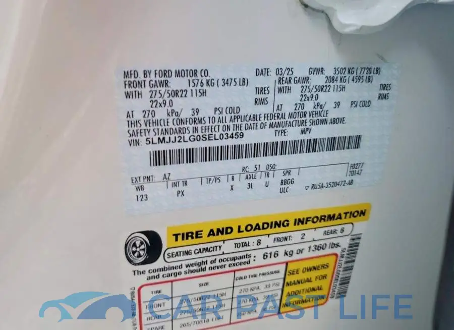 5LMJJ2LG0SEL03459# 14