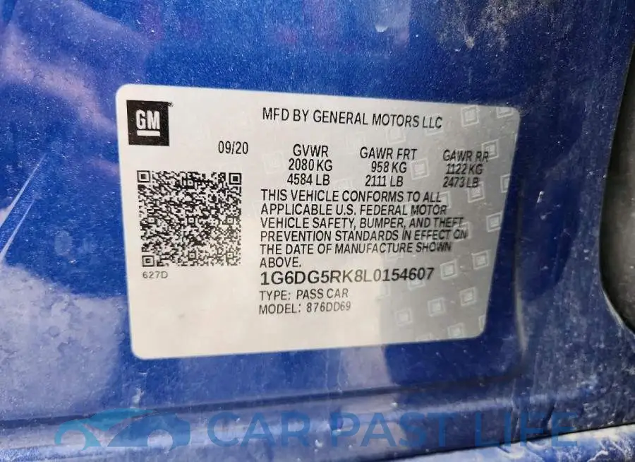 1G6DG5RK8L0154607# 12