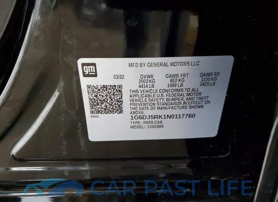 1G6DJ5RK1N0117760# 12